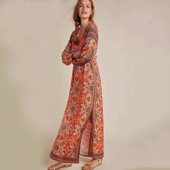 Anthropologie Farm Rio Clarabella Maxi Dress - Picture 2 of 7